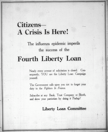 Liberty Loan newspaper advertisement